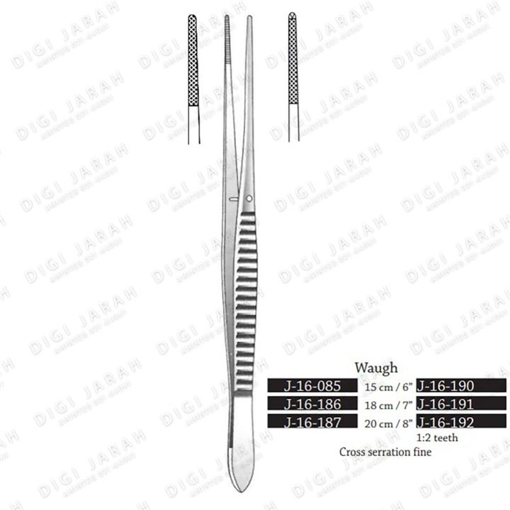 پنست ساده نوک ظریف J-16-085 surgicon 15cm